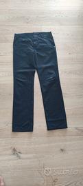Pantaloni neri gessati uomo