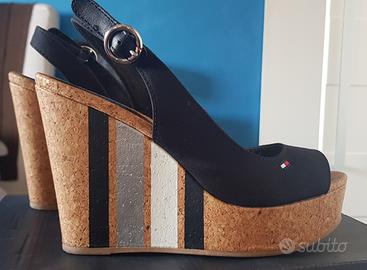 sandalo zeppa Tommy Hilfiger 
