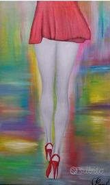 Dipinto "La vie en rouge"