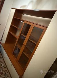 Soggiorno marrone e panna