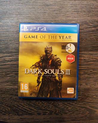 Dark Souls 3 the fire fades edition GOTY ps4