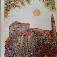 Dipinto "IL BORGO" 60x80