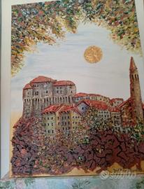 Dipinto "IL BORGO" 60x80