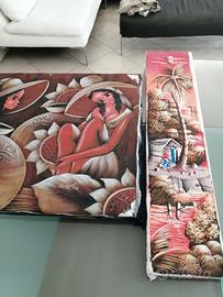 Quadri etnici per arredamento. 