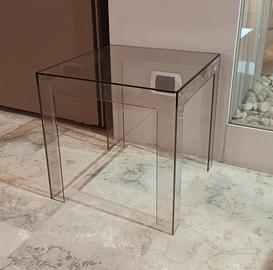 Tavolino Kartell Jolly table Fumé 
