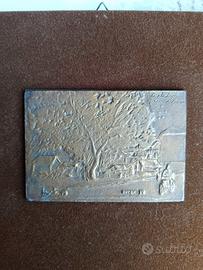 Targa scultorea  di Gianni Borta 