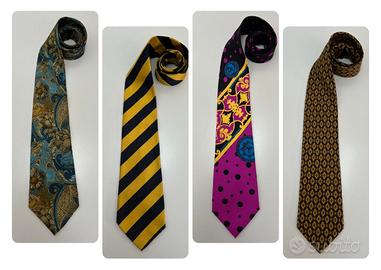 Set n. 4 Cravatte VERSUS - Gianni Versace vintage