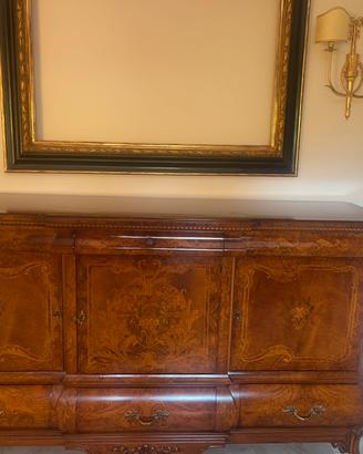 Credenza Grilli Made in Italy in radica intarsiata
