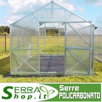 Serra a casetta policarbonato 3x6 tunnel orto box