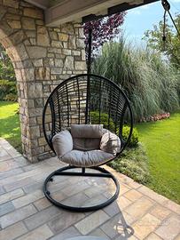 Sedia esterna  da giardino sospesa