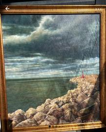 OLIO su TELA 70 x 60 di ENRICO FRANCIA 2003