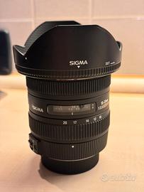 Obiettivo Sigma 10-20 f3.5 EX per attacco Nikon F