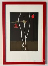 Quadro acquatinta José Ortega 40x60cm, le gambe
