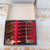 cucchiaini in ottone  #legno made in thailand