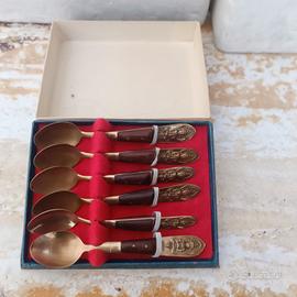 cucchiaini in ottone  #legno made in thailand