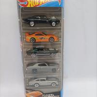 Hot Wheels FAST AND FURIOUS Box 5 Modellini Auto.