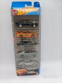 Hot Wheels FAST AND FURIOUS Box 5 Modellini Auto.