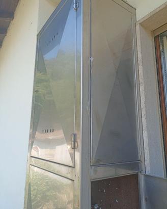 Armadio esterno in ferro zincato
