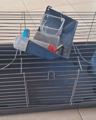 Gabbia e accessori per coniglio