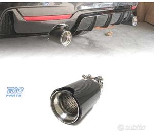 TERMINALE SCARICO POSTERIORE BMW LOOK M CARBONIO