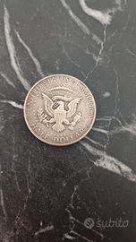 Moneta Half dollar del 1964 Argento 