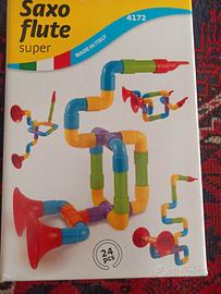 Saxo flute 24 pz con scatola Quercetti 3+