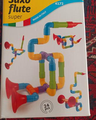 Saxo flute 24 pz con scatola Quercetti 3+