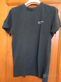 T-shirt da uomo verde scuro