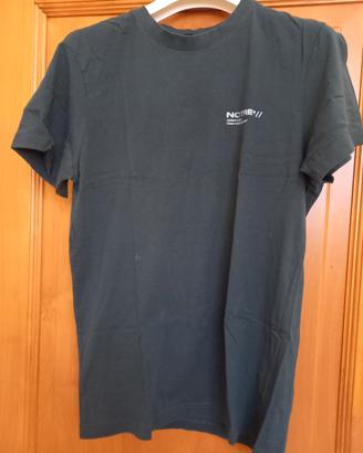 T-shirt da uomo verde scuro