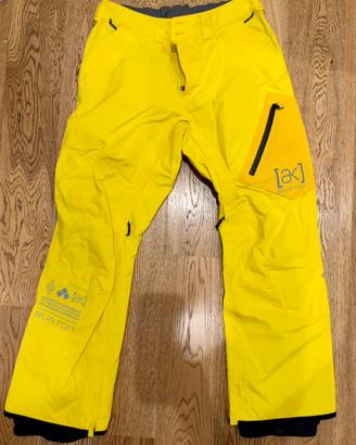 Pantaloni snowboard Burton [ak] Gore-Tex Gialli L