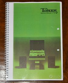 Manuale cartaceo di servizio del Voxson TOPKAPI