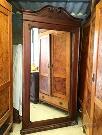 Specchio 110x215 intarsio legno fine ‘800