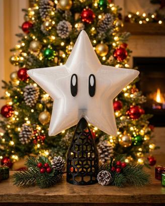 Puntale Stella super mario bros natale christmas