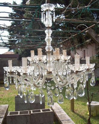 lampadario in cristallo
