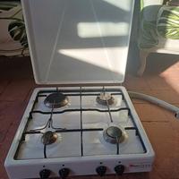 fornello a gas 4 fuochi da appoggio CFPARKER 