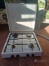fornello a gas 4 fuochi da appoggio CFPARKER 