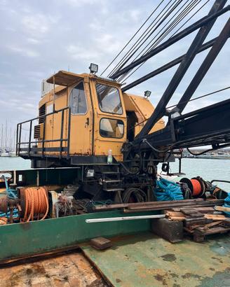 Gru Ruston Bucyrus RB30 operativa + benna e polipi