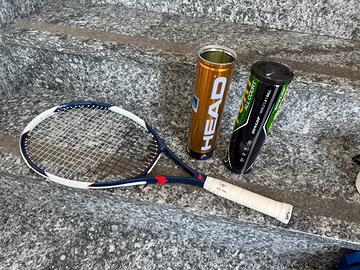 Racchette tennis e borsone