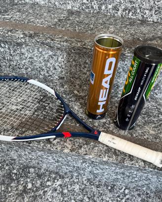 Racchette tennis e borsone