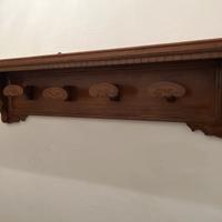 Attaccapanni anni 50 in legno