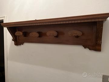 Attaccapanni anni 50 in legno