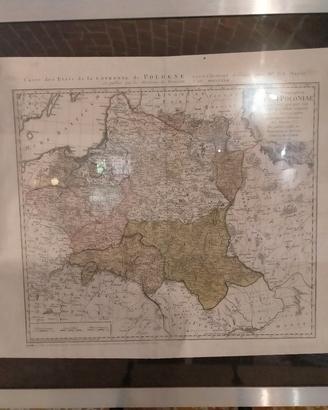 Mappa regno di Polonia 