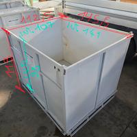 CASSONE CONTENITORE PALLETTIZZABILE GABBIA METALLO