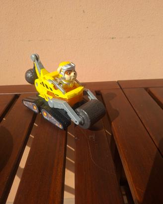 Paw patrol Rubble con veicolo