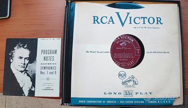 vinili Beethoven  Toscanini,sinfonia 1 &9