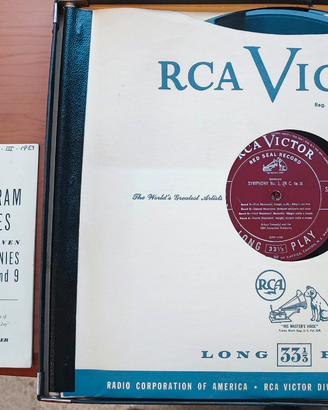 vinili Beethoven  Toscanini,sinfonia 1 &9