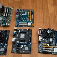 Lotto di 3 schede madri funzionanti, 2 non testate