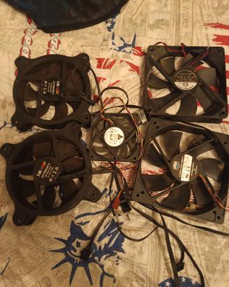 Lotto ventole PC 80/120mm Cooler Master  da pulire