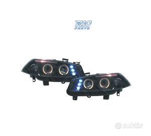 FARI RENAULT MEGANE 02-05 ANGEL EYES LED SFONDO NE