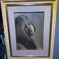 Quadro, Mustafa EL-FEKY Raro Ritratto del 1964